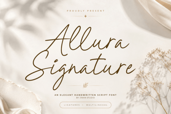 A Designer's Take on the Allura Signature Script Font