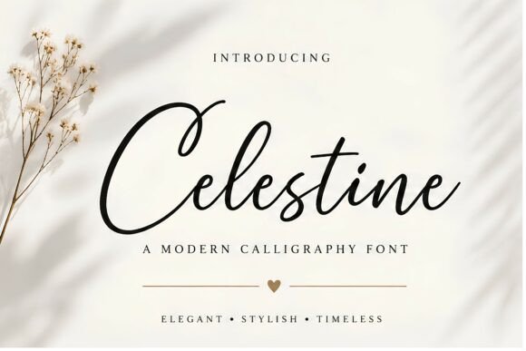 Celestine: A Premium Script Font for Elegant Digital Branding