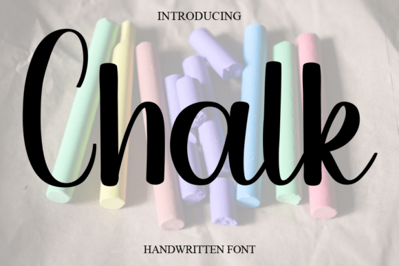 Chalk: A Gentle Handwritten Font for Warm Digital Spaces