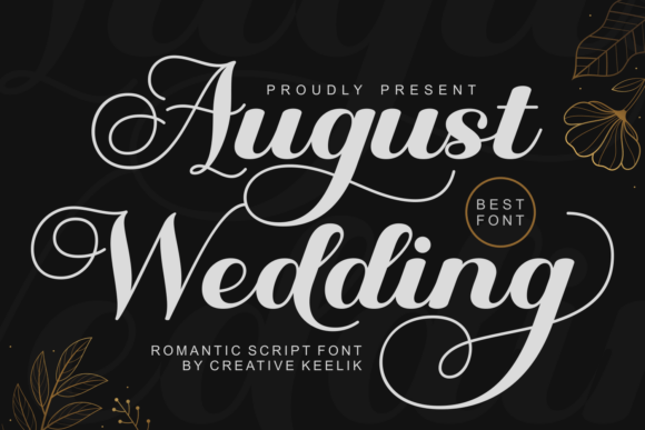 Crafting Editorial Mood with the August Wedding Typeface
