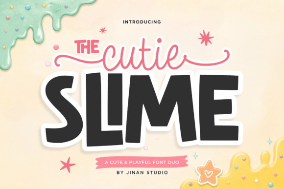 Cutie Slime Duo: A Playful Font Pairing for Brand Personality