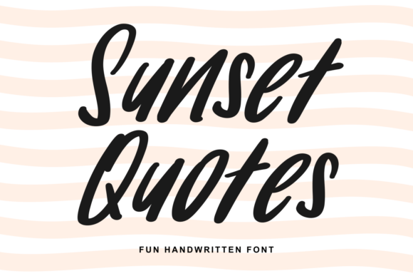 Finding the Perfect Script: Sunset Quotes in Real Branding Work
