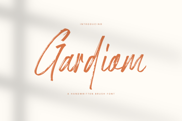 Gardiom: A Font That Feels Crafted by Hand