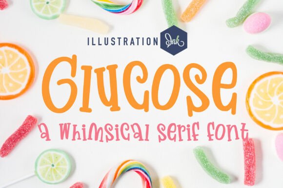 Glucose Family: A Playful Display Font for Dynamic Web Design