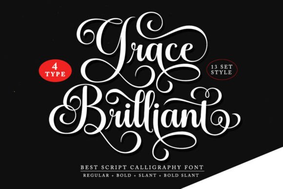 Grace Brilliant: A Top-Tier Script Font for Elegant Branding
