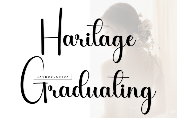 Haritage Graduating: A Timeless Font for Digital Branding