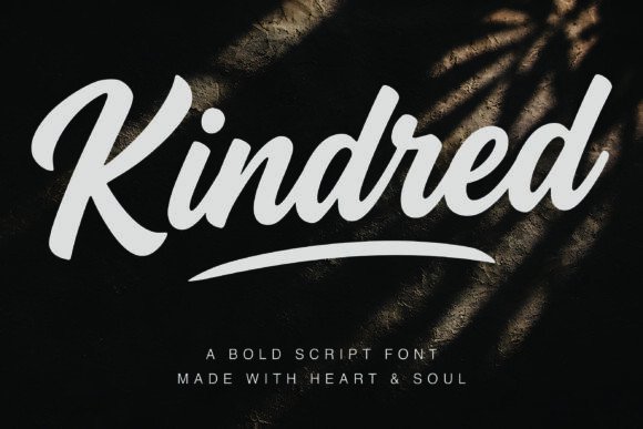 Kindred: The Handwritten Script Font for Confident Brand Messaging