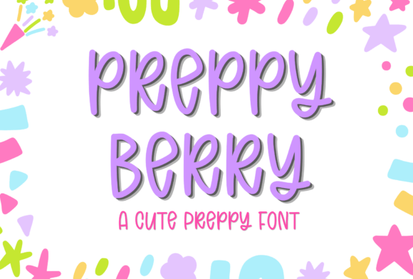 Preppy Berry: A Playful Display Font for Digital Branding