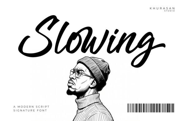 Slowing: The Brush Script Font That Brings Warmth to Modern Branding