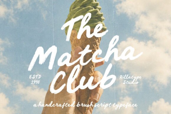 The Matcha Club: A Crafting Font for Authentic, Handmade Appeal