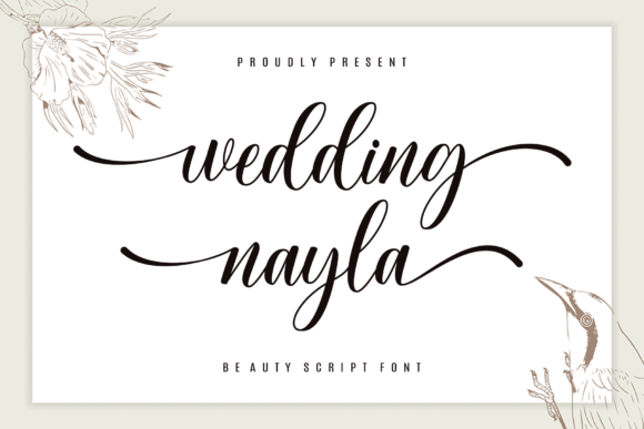 Wedding Nayla: The Confident, Elegant Script for a Modern Brand