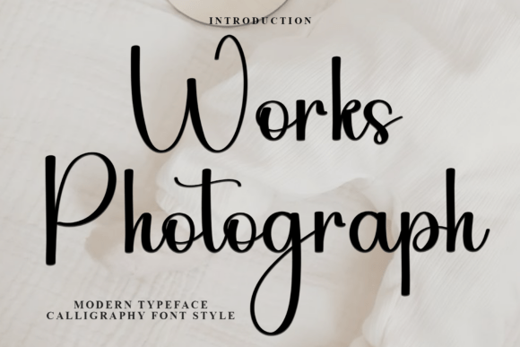 Works Photograph: A Versatile Script Font for Distinctive Brands
